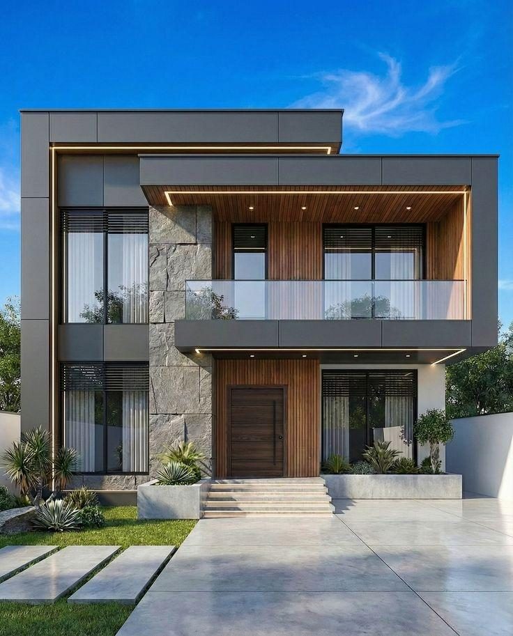 Modern home exterior