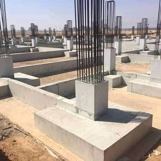 Footing concrete